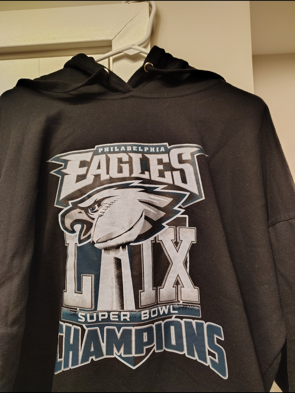 Eagles Superbowl LIX Championship Sweatshirt XXXL Worn Once Like New